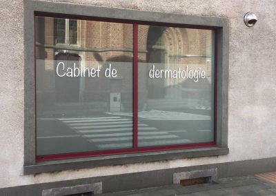 Lettrage vitrine